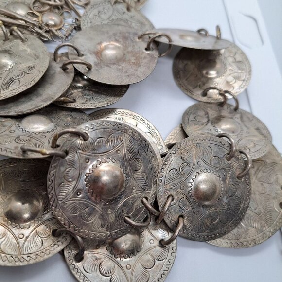 Silvertone Mexico 48" Chain Belt Southwest Horses Western John Wayne Arizona - Picture 2 of 5